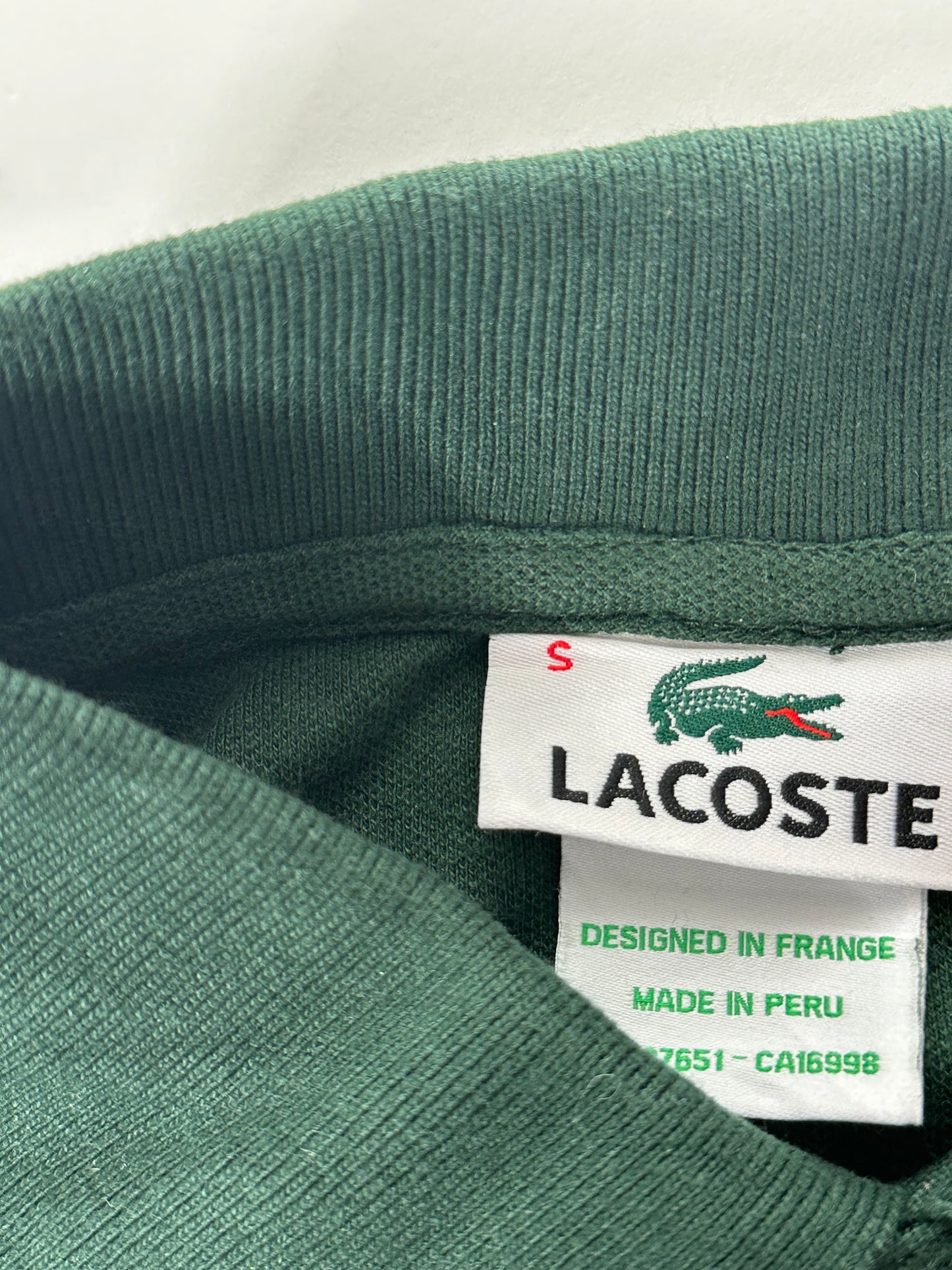 Polo Lacoste Uomo Vintage Taglia S