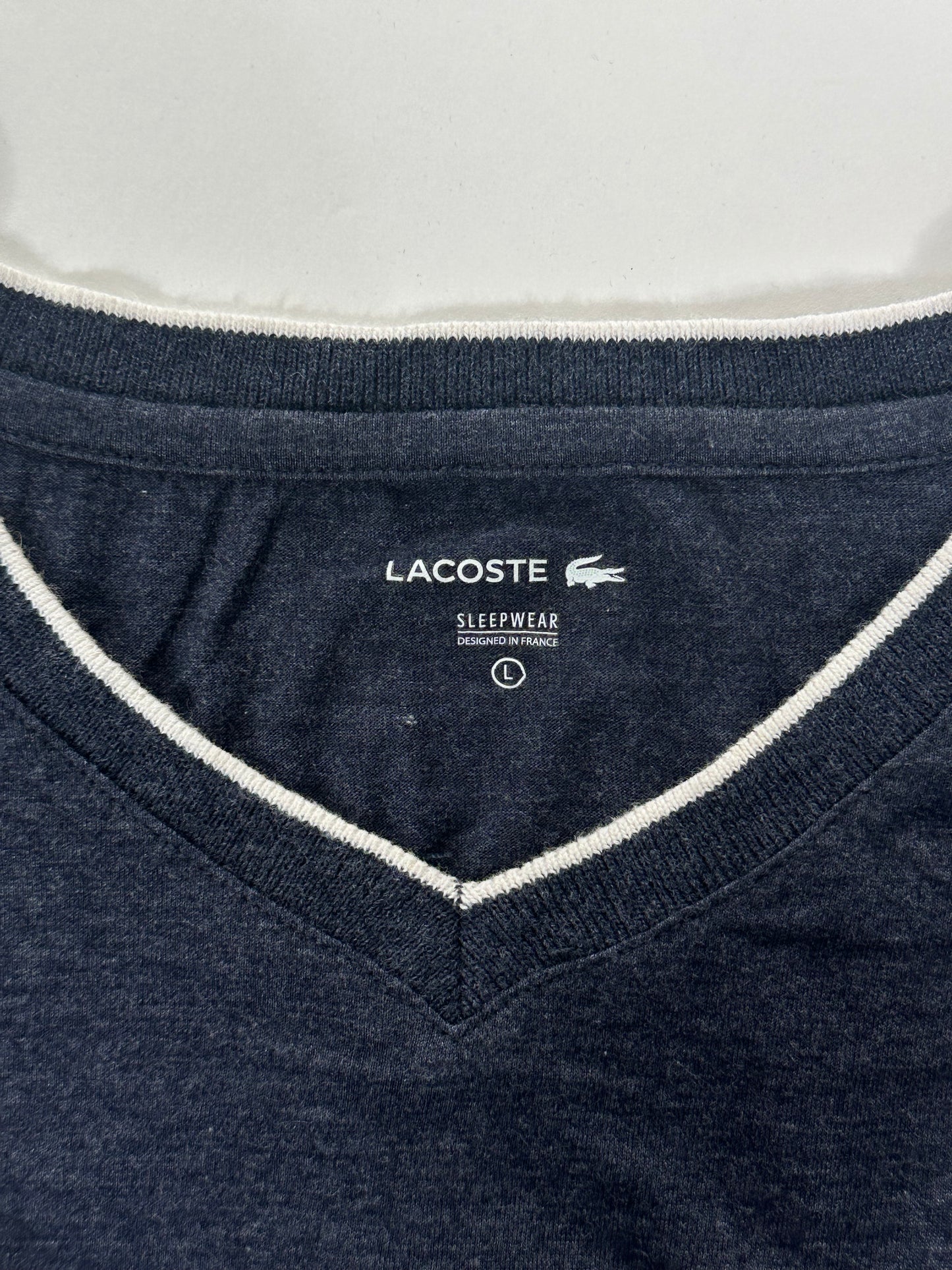 Shirt per la notte Lacoste Uomo Vintage Taglia L