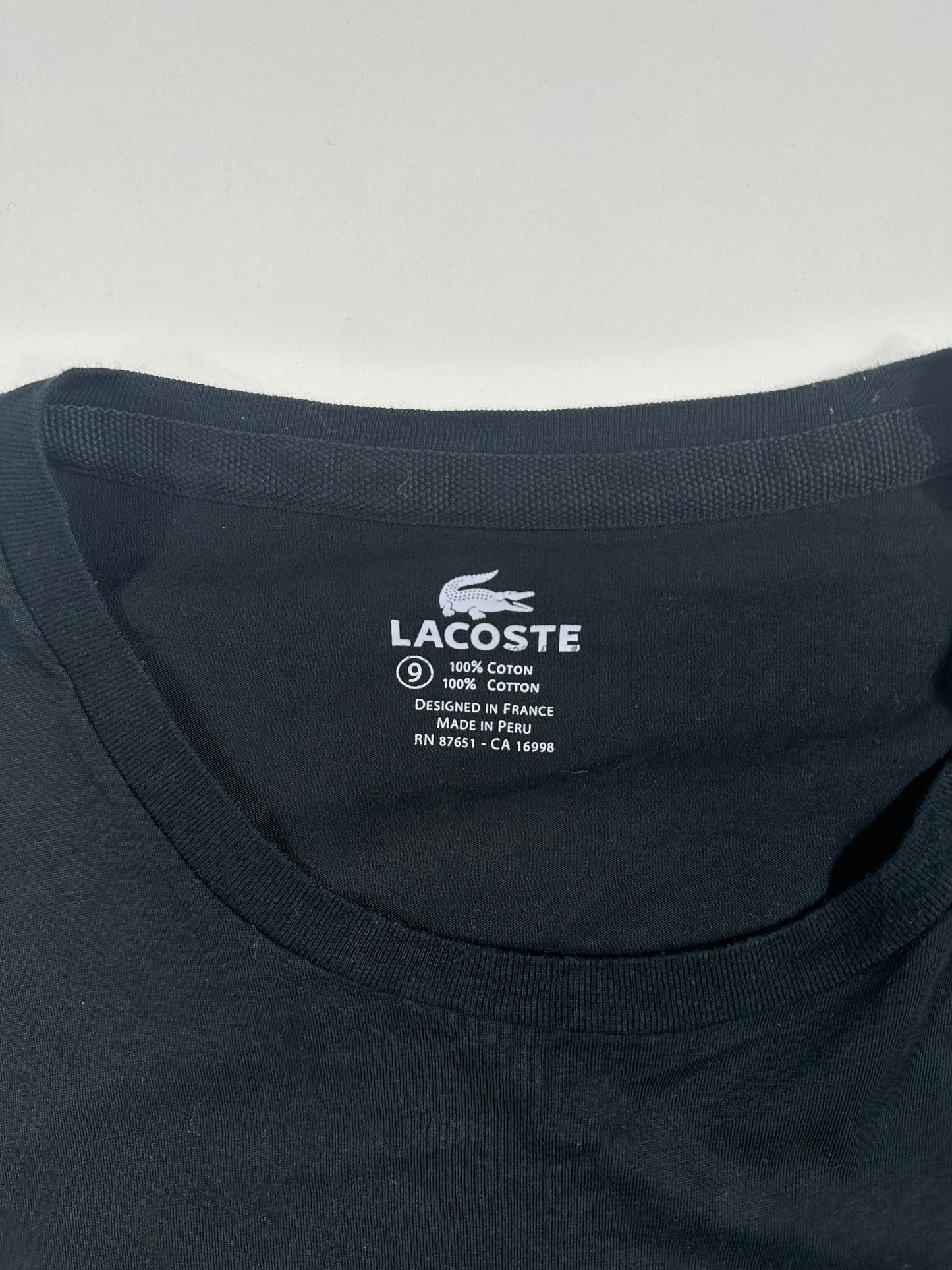 T-shirt Lacoste Uomo Vintage Taglia 4XL (9)