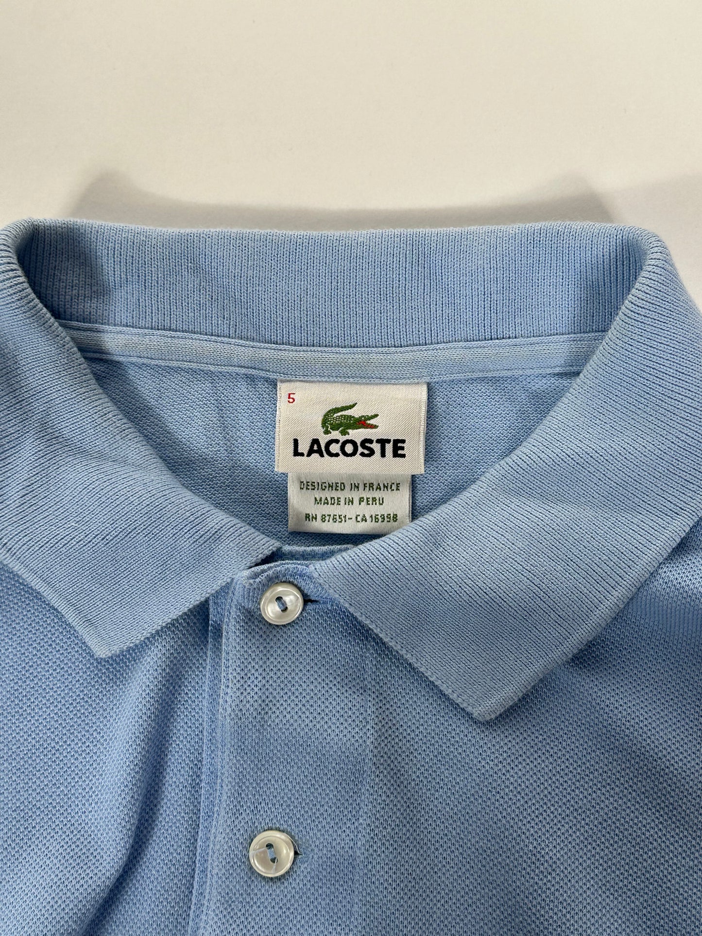 Polo Lacoste Uomo Vintage Taglia XL (5)