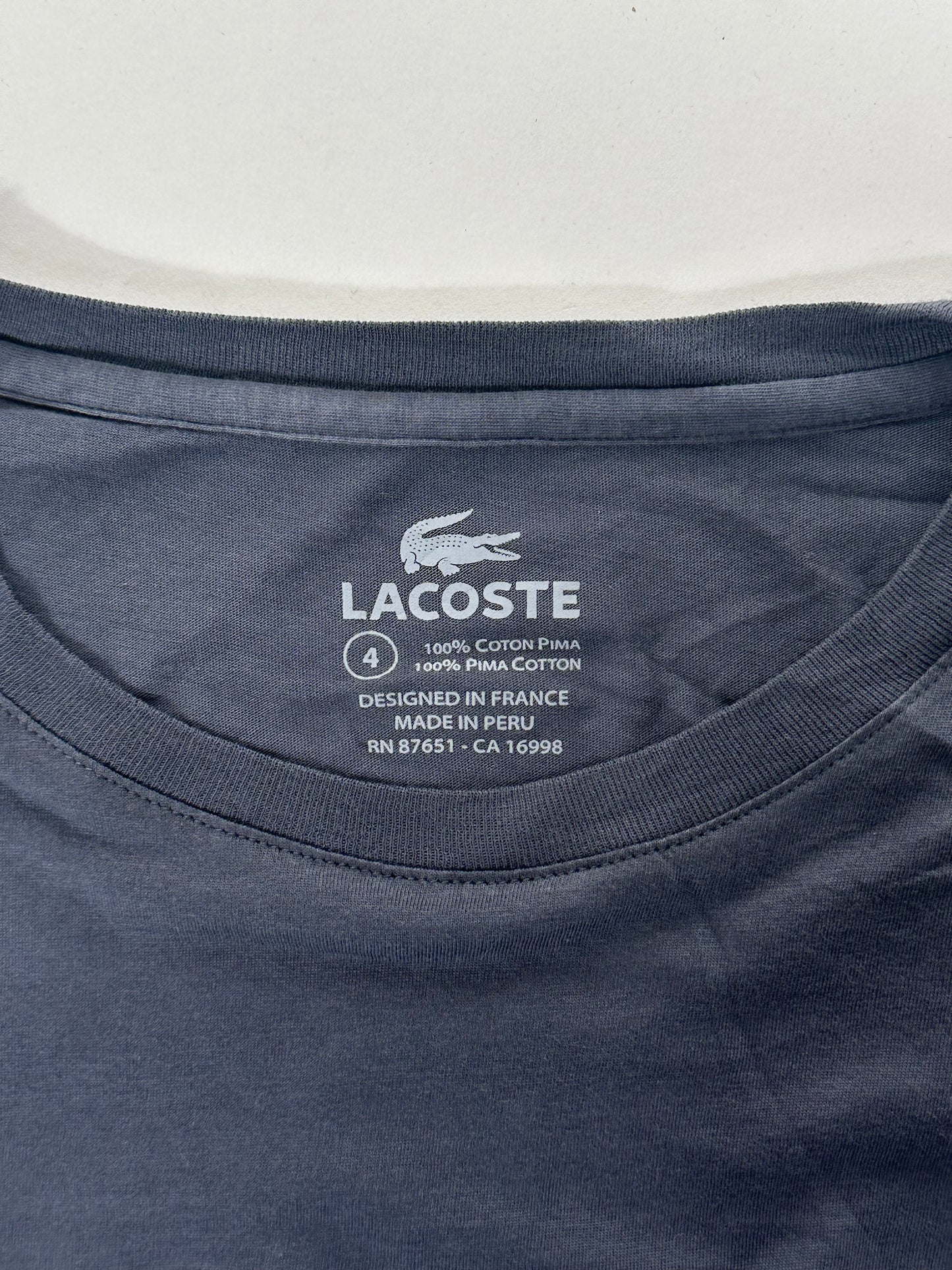 Shirt Lacoste Uomo Vintage Taglia L (4)